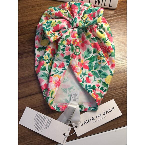 Nwt- Janie and jack- floral swim head wrap - 4 to 5 y.o. - Picture 1 of 3